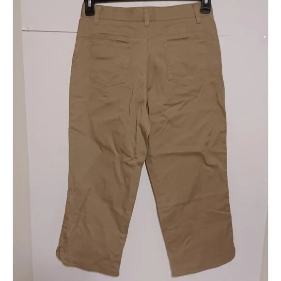 Landsend Girls Fine Tune The Fit Size 16 28X22 Tan Jeans - Picture 8 of 8